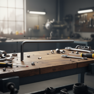 Llave hexagonal en forma de L de 280 N de longitud, tamaño A, para uso mecánico de precisión - Product Image 3