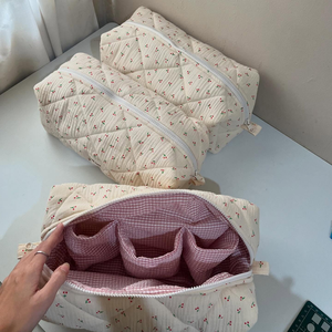 Hot Selling Factory Handmade Custom Women's Quilted Makeup <strong>Bag</strong> with Logo, Toiletry <strong>Bag</strong>, Dyson <strong>Hair</strong> <strong>Dryer</strong> Storage <strong>Bag</strong> - Product Image 4