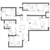 Conception de paysage vert tropical personnalisée pour villa avec cour en briques et bois, plans intérieurs et extérieurs, rendu 3D, support complet