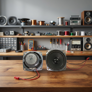 Altavoz UTL de 66 mm con Marco Metálico y Cono de Papel, Cable y Conector Incluidos - Product Image 2