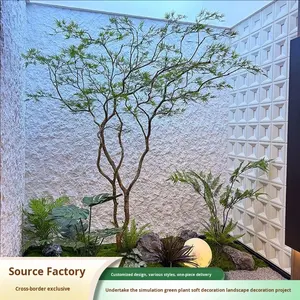 Искусственные листья клена и баньяна премиум-класса, сухоцветы, экологичные, долговечные, для декора окон внутри и снаружи помещений - Product Image 3