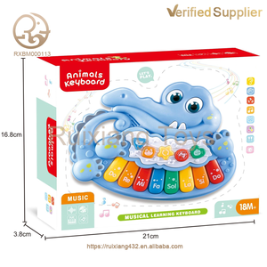 Juguete Musical Educativo para Bebés, <span class=keywords><strong>Piano</strong></span> Electrónico con Diseño de Panda de Dibujos Animados, Set de Juego para Bebés - Product Image 5