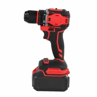Kit de perceuse à percussion sans fil haut de gamme avec rallonge, chargeur, mallette de transport et tournevis électrique, outil électrique pour travaux de transport