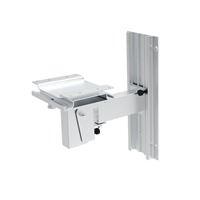 Support de moniteur patient en alliage d'aluminium avec roulettes verrouillables, rotation à 360 degrés, hauteur réglable 800-1200 mm pour hôpital et soins intensifs