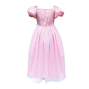 ชุดเจ้าหญิงโซเฟียสไตล์ตะวันตกสำหรับเด็กผู้หญิง แขนสั้น แต่งเลื่อม ผ้าตาข่าย ระบายอากาศได้ดี สวมใส่สบาย เหมาะสำหรับคริสต์มาสและดูทีวี - Product Image 2