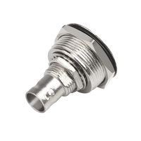 Adaptateur de tête femelle à femelle de type D BNC, connexion de prise électrique en alliage de zinc