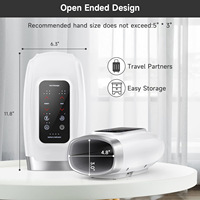 Masseur électrique intelligent pour les mains avec contrôle de la minuterie pour le soulagement du syndrome du canal carpien, thérapie par compression et pression, confortable