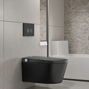 Inodoro inteligente montado en la pared Watermark Smart P Trap <span class=keywords><strong>Cisterna</strong></span> de inodoro automática con control remoto y calefacción de asiento - Product Image 1