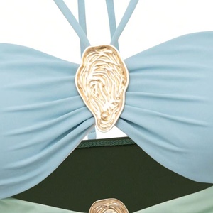 STOCK 7 couleurs <span class=keywords><strong>haut</strong></span> bandeau tendance femmes deux pièces maillots <span class=keywords><strong>de</strong></span> <span class=keywords><strong>bain</strong></span> or accessoires <span class=keywords><strong>maillot</strong></span> <span class=keywords><strong>de</strong></span> <span class=keywords><strong>bain</strong></span> et couvertures jupe en mousseline <span class=keywords><strong>de</strong></span> soie S-XL - Product Image 3