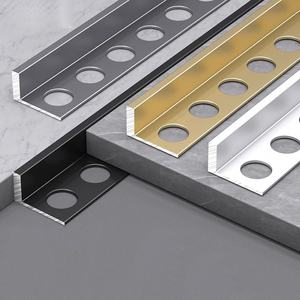 Perfil en L de Aluminio Impermeable para Azulejos, Multifuncional para Esquinas/Bordes/Líneas de Cintura, Tamaño de 8-18 mm, Antiarañazos, Fácil de Limpiar, para Renovación del Hogar - Product Image 6