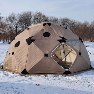 400*430*220cm không gian rộng 8 mặt cửa sổ trong suốt Lều câu cá mùa đông cách nhiệt cao Mông Cổ, Nga thời tiết lạnh - Product Image 4