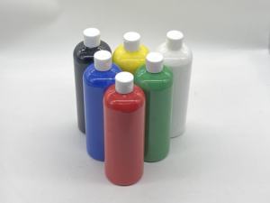 طلاء أكريليك عالي اللمعان 500 مل في عبوة بلاستيكية، ألوان أساسية للفنانين المحترفين، طلاء أكريليك سائل بعلامة تجارية خاصة - Product Image 1