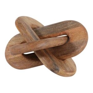 Scultura astratta in legno per decorazione di casa, ufficio, libreria, ornamento artistico - Product Image 4