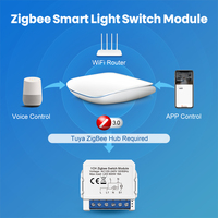AVATTO 16A 1/2/3/4CH Contrôle à double voie Zigbee3.0 Minuterie de relais intelligente Mini Module d'interrupteur de lumière