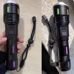 1200 Lumens Siêu Sáng <span class=keywords><strong>LED</strong></span> Đèn Pin Chiến Thuật Zoom Cầm Tay Có Thể Sạc Lại Spotlight Hợp Kim Nhôm Cơ Thể <span class=keywords><strong>USB</strong></span> Cho Tìm Kiếm Cứu Hộ - Product Image 5