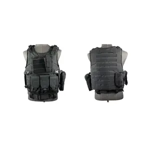 2024 Hot Selling Quick Release Tactical Vest Zwart Blauw Mesh Veiligheidsvest