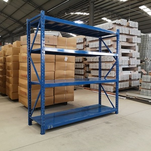 Kim loại gõ xuống đồ nội thất 4 Tier nhiệm vụ ánh sáng thép hàng hóa Kệ boltless sắt giá kệ cho cửa hàng nói chung - Product Image 3