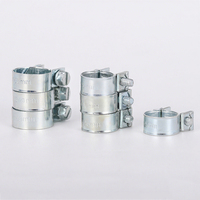 Colliers de serrage miniatures réglables de qualité supérieure en fer galvanisé pour tuyaux de 11-13 mm