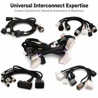 Kit de câblage automobile personnalisé à 12 circuits, conducteur en cuivre protégé PBT/Nylon, connecteur auto multipolaires, réparation automobile