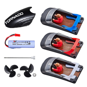 Kit de conversion électrique pour <span class=keywords><strong>bateau</strong></span> <span class=keywords><strong>RC</strong></span> HJ819/821, batterie 1200 mAh, moteur, pièces de mise à niveau pour télécommande, pour bateaux de course DIY - Product Image 6