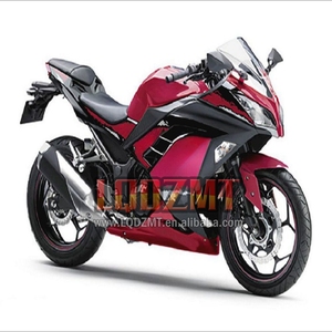 Inyección para <span class=keywords><strong>KAWASAKI</strong></span> NINJA 300 EX300 ZX 2013 ZX3R 13 14 15 Rojo brillante 16 17 27LQ.27 <span class=keywords><strong>ZX300R</strong></span> 2014 2015 2016 2017 Carenado - Product Image 1