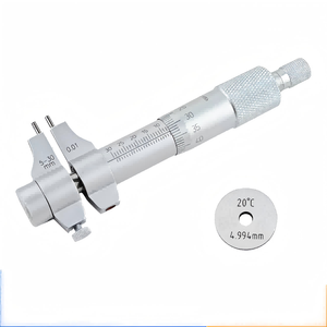 Industriële-Standaard Precisie, Antislip Frame Grip, Slijtvaste Tips, Ideaal Voor Batch Inspectie-Premium Binnen <span class=keywords><strong>Micrometer</strong></span> - Product Image 3