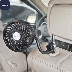 Ventilador Universal para Reposacabezas de Coche, 2 Velocidades Ajustables, 360° Ventilador Giratorio de Refrigeración para Asiento Trasero, para Bebés y Mascotas, para SUV, Camioneta, Camión, con Conector USB - Product Image 2