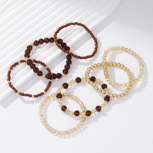 Braccialetti Boho alla Moda, Set Unisex per Feste, Gioielli Intrecciati a Mano in Legno, Abbinabili a Tutto per Appuntamenti - Product Image 3