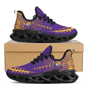 Amazons – baskets de sport pour hommes, chaussures de course, décontractées, stylées, personnalisées, logo LSU Tigers ncaae, meilleures ventes, 2023