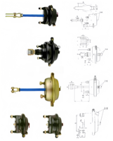 Vente directe du fabricant Sucan - Chambre de frein T24 DISC à double trou pour camions Scania européens et américains OEM : 1542896 T24 DISC