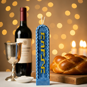 Customization Multicolor Snowflake Grained Ritualistic <strong>Candle</strong> Colours <strong>Ice</strong> Havdalah <strong>Candle</strong> in Jewish Activity - Product Image 5