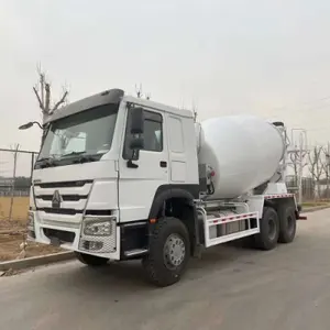 Giá rẻ ánh sáng sử dụng cũ sinotruk HOWO 6x4 10m3 10 mét khối xe tải trộn bê tông