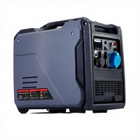 Génératrices à essence portables à onduleur YHS 6,5 kW 8 kW en promotion, 6 kVA 8 kVA 10 kVA, démarrage automatique, monophasé AC, 230 V DC pour usage domestique