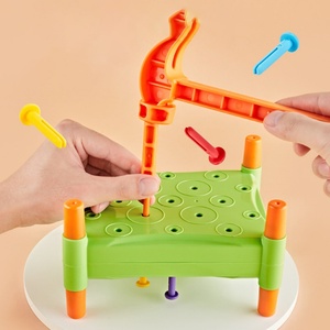 Jouets éducatifs pour l'apprentissage précoce des puzzles, Jeux sensoriels pour enfants de reconnaissance des couleurs, de concentration et de motricité fine avec marteau de jeu - Product Image 4