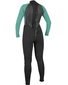 Las mujeres <span class=keywords><strong>3</strong></span>/2mm de neopreno con cremallera trasera traje completo - Product Image 2