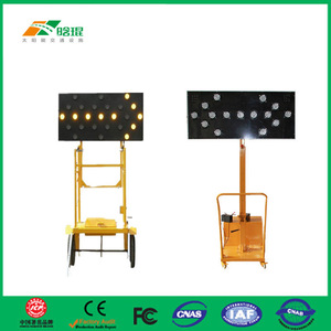 Señales de Tráfico LED de Una Sola Cara, Panel Compuesto de Aluminio y Plástico, Alerta Visual para Uso en Obras Viales - Product Image 2