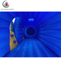 Toboggan géant gonflable à double voie bon marché Toboggan gonflable extérieur pour enfants avec couleurs personnalisées
