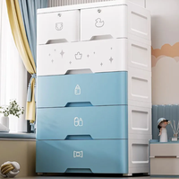 Armoire bébé moderne convertible multi-niveaux à tiroirs, en plastique épaissi, écologique et durable, pour chambre, salon, hôtel