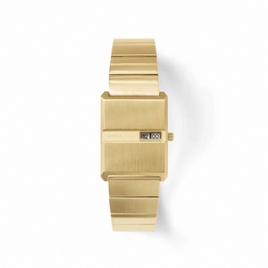 Reloj de Cuarzo Retro Minimalista con Correa de Acero Inoxidable Cuadrada de 26 mm, Pantalla Digital de Lujo, Resistente al Agua, Correa Moderna de 20 mm - Product Image 5