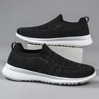 Ademend gebreide sneakers van custom ontwerp, casual herenschoenen voor alle seizoenen, geschikt voor langzaam lopen.