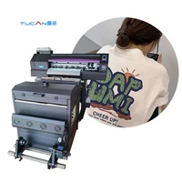 Machine d'imprimante DTF 60cm 2-4 XP600 tête d'impression tout-en-un machine d'impression T-shirt film PET imprimante à jet d'encre DTF sac en toile