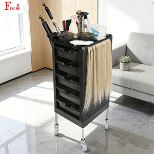Groothandel Professionele Salonapparatuur 5 Lades Haarverlenging <span class=keywords><strong>Trolley</strong></span> voor Kapsalon - Product Image 6