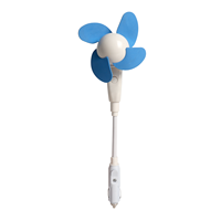 Mini-ventilateur portable en plastique de type briquet avec prise USB, pales souples et flexibles, trois vitesses de refroidissement pour les voyages