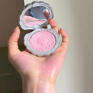 <span class=keywords><strong>Paleta</strong></span> de Rubor en Polvo Mate de Alta Pigmentación, Resistente al Agua, con Diseño de Rosas, para Maquillaje Diario - Product Image 3