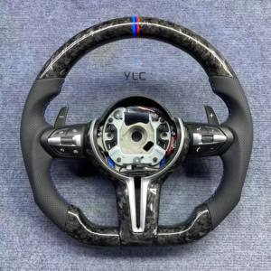 Volante de Fibra de Carbono YLC para <span class=keywords><strong>BMW</strong></span> F30 F10 E90 E70 E71 F35 F22 F18 E46 <span class=keywords><strong>E36</strong></span> E60 M3 M4 M5 M, Volante Deportivo - Product Image 5