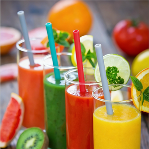 قش شرب مرن من السيليكون قابل لإعادة الاستخدام وخالٍ من مادة BPA للزجاجات الكبيرة والأكواب الطويلة والقدور وإكسسوارات البار - Product Image 4