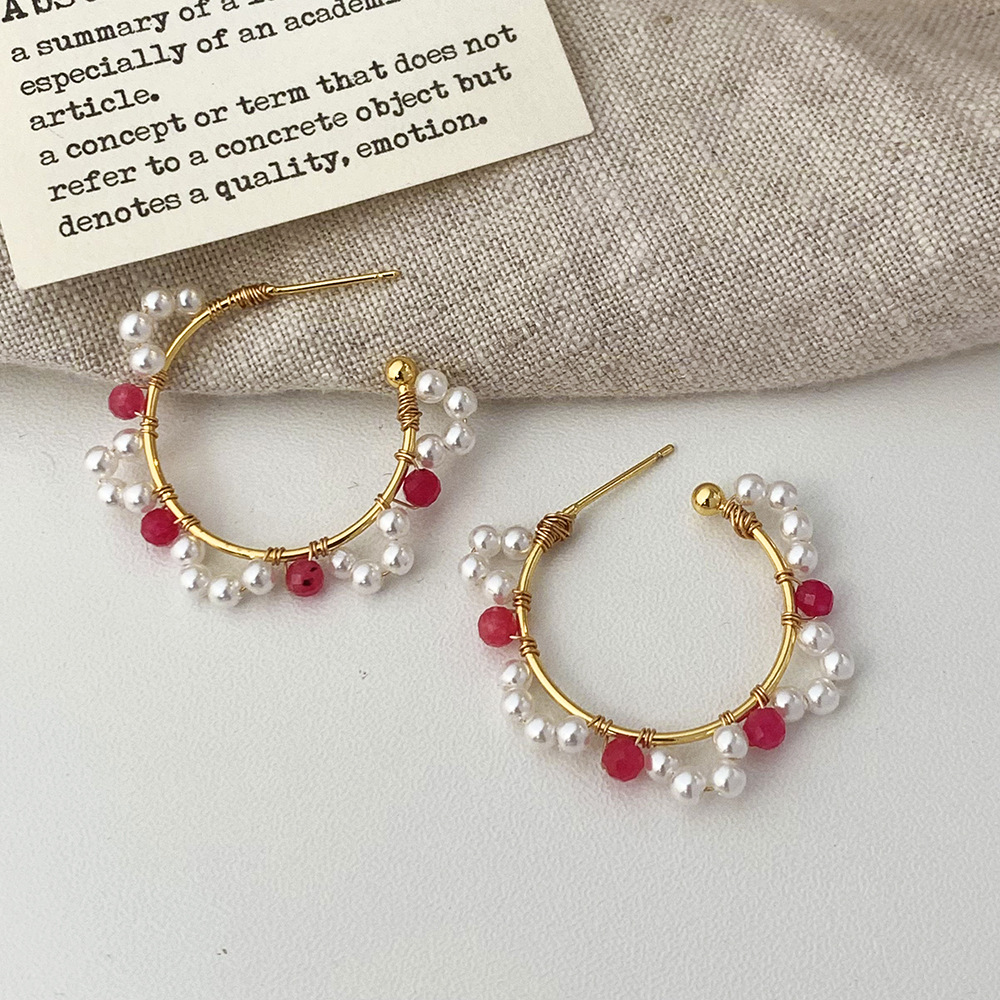 A-1278-Red Earrings