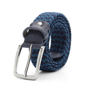 Универсальный эластичный ремень с полосатым дизайном из холста и хлопка, ширина 3,3-3,4 см, длина 95-160 см - Product Image 1