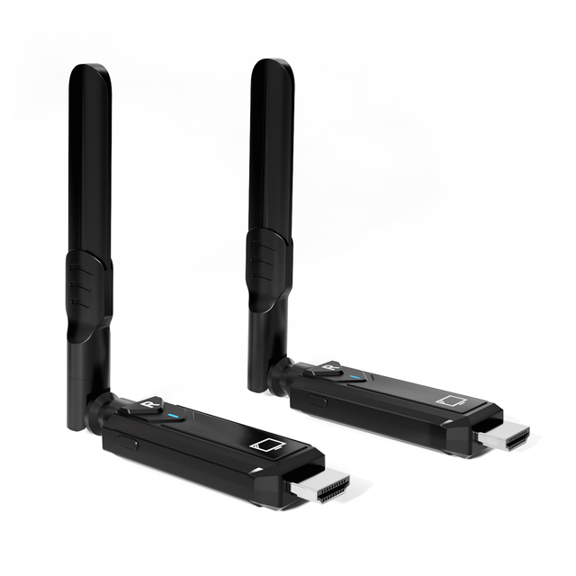 HOOMC 400m Long Distance Wireless HDMI Transmitter and Receiver 1 to 4 5.8GHz Frequency Audio Video Transmitter and Receiver