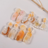 Moules à bijoux en résine de silicone Moules à gâteau avec logo personnalisé Outils pour créer des pendentifs en résine Collier Boucle d'oreille Porte-clés en résine